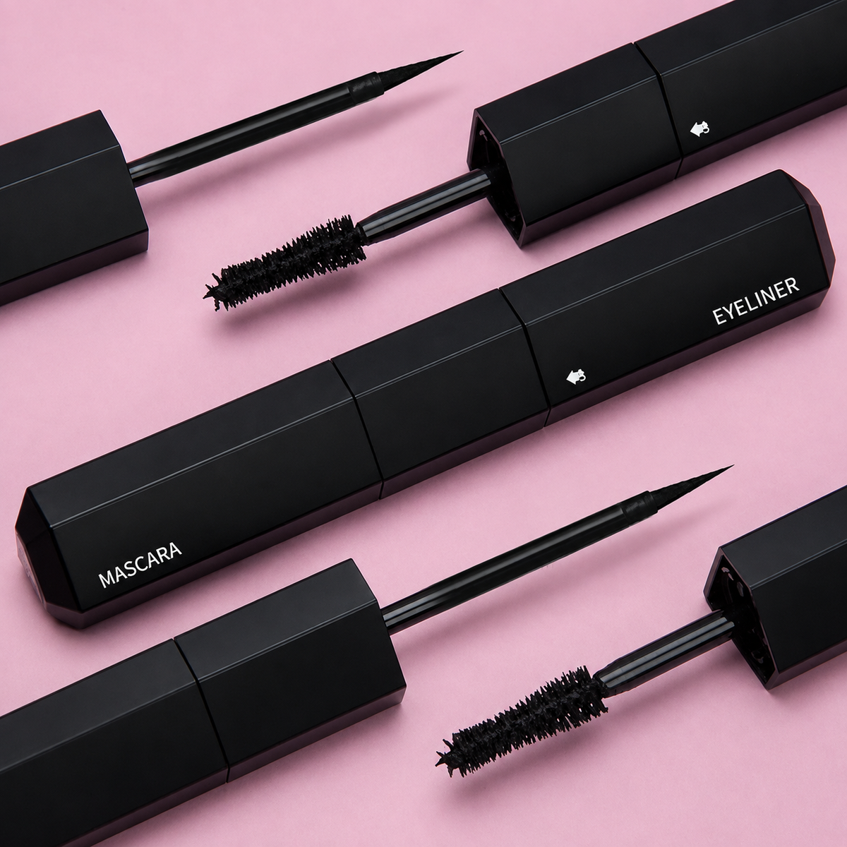 2-in-1 Waterproof Mascara & Liquid Eyeliner – Long-Lasting Eye Makeup