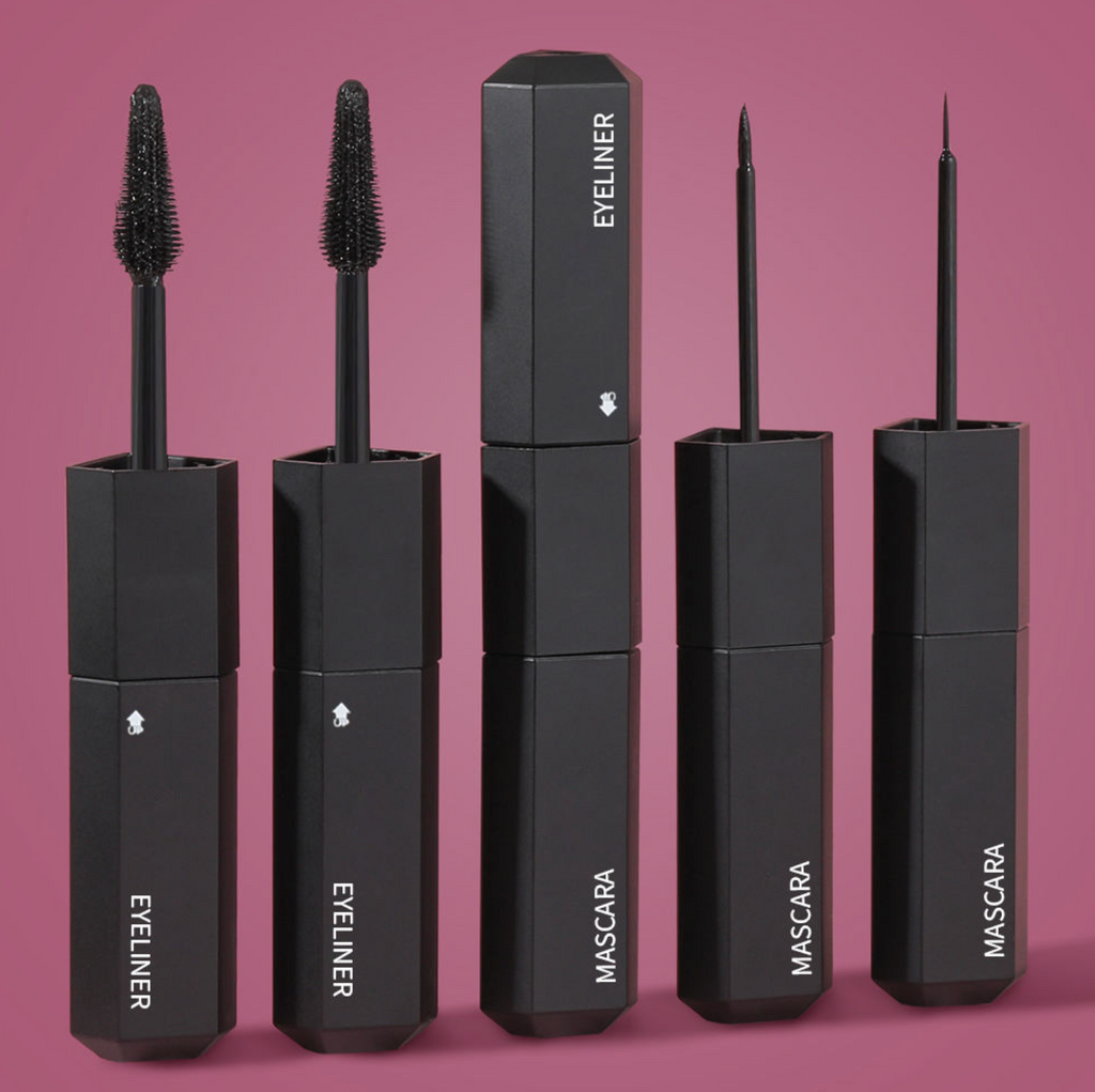 2-in-1 Waterproof Mascara & Liquid Eyeliner – Long-Lasting Eye Makeup