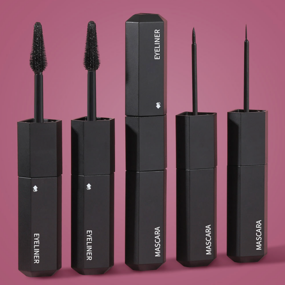 2-in-1 Waterproof Mascara & Liquid Eyeliner – Long-Lasting Eye Makeup