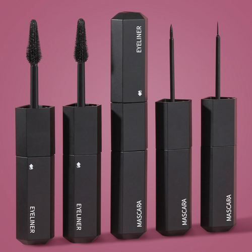 2-in-1 Waterproof Mascara & Liquid Eyeliner – Long-Lasting Eye Makeup
