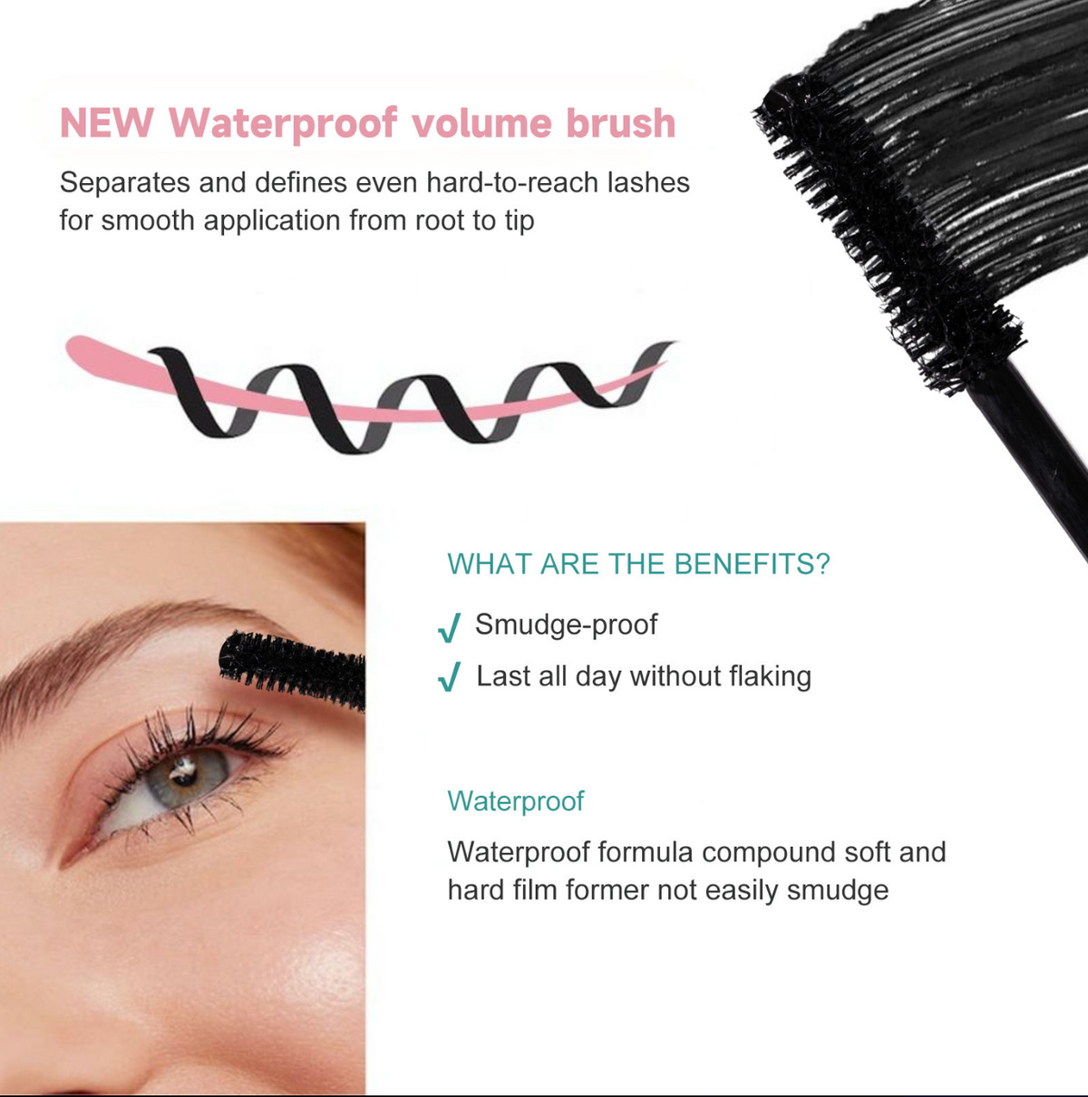 4D Silk Fiber Waterproof Lash Mascara